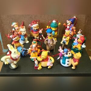 Vintage Disney Winnie the Pooh & Friends Hallmark Ornament Lot